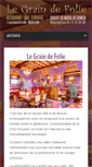 Mobile Screenshot of le-graindefolie.com