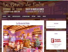 Tablet Screenshot of le-graindefolie.com